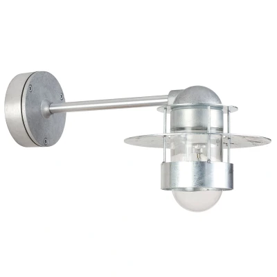 Afbeelding van Louis Poulsen Albertslund wandlamp korte arm gegalvaniseerd