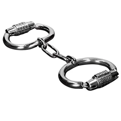 Afbeelding van Metal Hard Handcuffs With Combination Lock