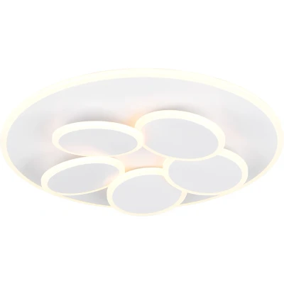 Afbeelding van Trio Moderne plafondlamp Mandala wit Ø 48cm 653210631