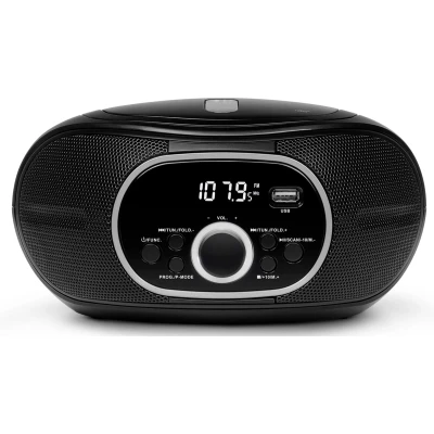 Afbeelding van Medion E65711 Boombox met CD/MP3 speler PLL FM stereoradio AUX USB aansluiting 2 x 12 W