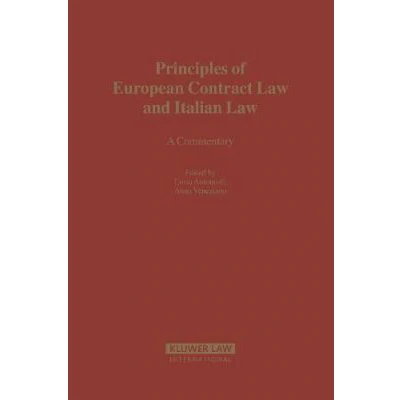 Afbeelding van Principles of European Contract Law and Italian
