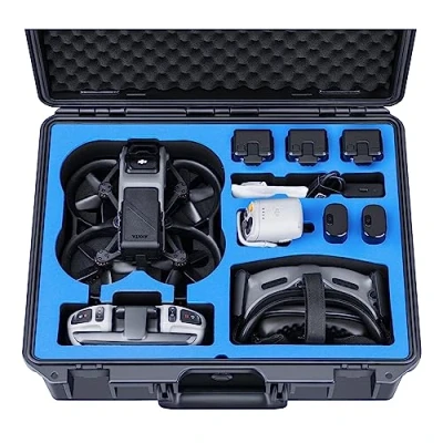 Afbeelding van Lykus Titan AT110 Waterdichte Koffer voor DJI Avata, Goggles 2/Integra, RC Motion 2, en FPV afstandsbediening, Ondersteuning tot 9 Avata batterijen 3 [ALLEN KOFFER]