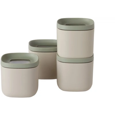 Afbeelding van LEO 4 delige kleine voedselcontainer set Balance Groen