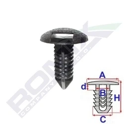 Afbeelding van Clip ROMIX C60643, 5 stuks