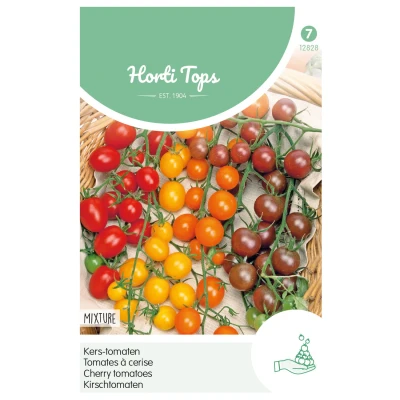 Afbeelding van Tomaat Cherry, 4 kleuren
