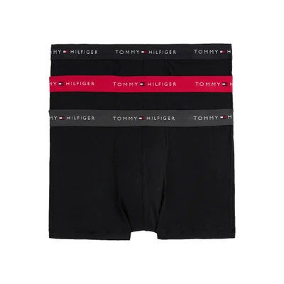 Afbeelding van TOMMY HILFIGER Heren 3P WB TRUNK UM0UM02763, Roze, L, Roze (Zwart/Drk Ash/Viv Pnk), L