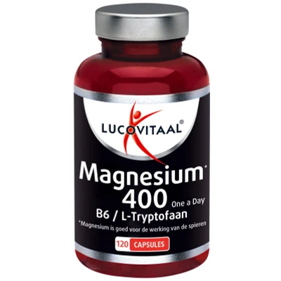 Afbeelding van Lucovitaal Magnesium 400 met Vitamine B6 &amp; L Tryptofaan Capsules