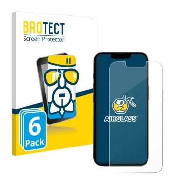 Afbeelding van BROTECT Screenprotector voor Apple iPhone 16e Folie Beschermfolie Beschermglas transparant (6 Stuks)