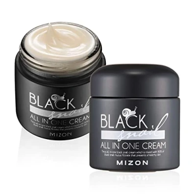 Afbeelding van [Mizon] Alles in een Crème met extract van zwarte slakkenslijm (75ml) Premium Cream; Anti aging behandeling; Koreaanse cosmetica plantenextracten en mucine slak
