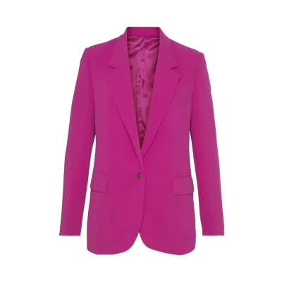 Afbeelding van Lascana Halflange jas, Dames, Maat: 40, Fuchsia