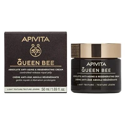 Afbeelding van Apivita Queen Bee Anti Aging Creme Holistische Lichte Textuur met Griekse Royal Jelly 50 ml