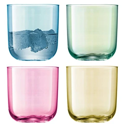 Afbeelding van Tumbler L.S.A. Polka Pastel 420 ml (Set van 4)