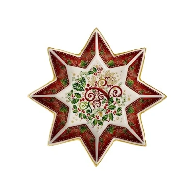 Afbeelding van Goebel Palais Royal Schaal Stellar 17 Porselein 17cm Kerst