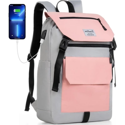 Afbeelding van 17 inch Laptoprugzak Dames Schoolrugzak Meisjes Tiener Rugzak School Vrouwen Schooltas Laptopvak Dagrugzak Universitaire Studie Kantoor