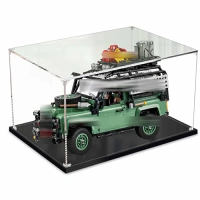 Afbeelding van Vitrine Compatibel met Lego 10317 Land Rover Classic Defender 90, Stofdichte Acryl Display Box voor (Lego Model Niet Inbegrepen) (2MM)