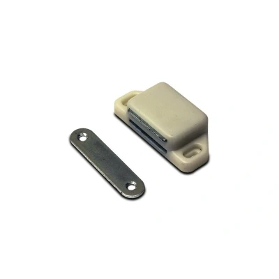 Afbeelding van DX Magneetsnapper MC 8 8kg 59x26mm Opschroevend Kunststof/Metaal Wit 8052B