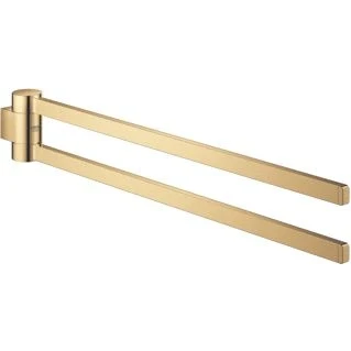 Afbeelding van Grohe selection handdoekhouder dubbel 2x arm 400mm draaibaar metaal cool sunrise 41063gl0