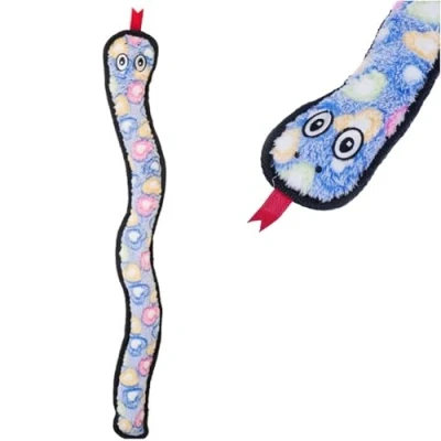 Afbeelding van Rosewood Rope and Squeak Snake, luxe hondenspeelgoed van pluche kwaliteit, 69 cm, voor alle rasgroottes