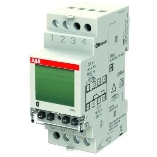 Afbeelding van Abb system pro m compact schakelklok din rail 1x wisselcontact 16a 2 mod 230v ac ip20 hxbxd 87x35x65mm 2csm222511r1000
