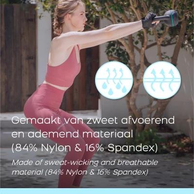 Afbeelding van Jofairee, Perfect Shaper sportlegging Maat XL 2 pack Zwart/roze Corrigerende shapewear sport legging Hoge taille en booty lifting Yoga sportkleding voor dames