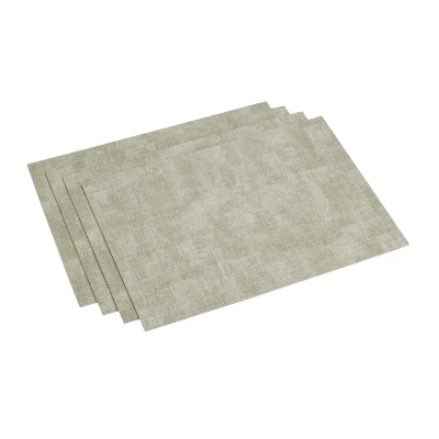Afbeelding van Placemat Vegan Leather Rechthoekig 43x 30 Mintgroen