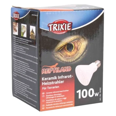 Afbeelding van Trixie Reptiland Keramische Infrarood Warmtestraler 100 WATT 7,5X7,5X10 CM (405610)