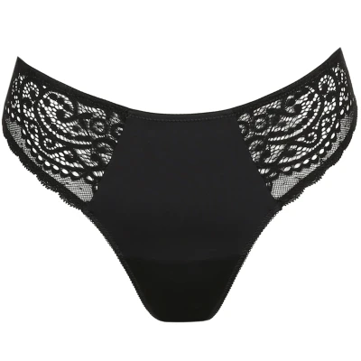 Afbeelding van PrimaDonna dames I Do string met kant in de kleur Zwart, maat: 38