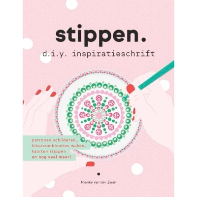Afbeelding van stippen d.i.y. inspiratieschrift: Patronen schilderen, kleurcombinaties maken, kaarten en nog veel meer!