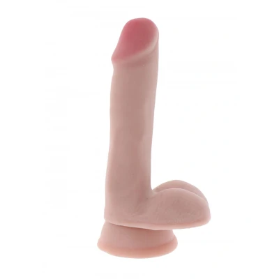 Afbeelding van Dual Density Dildo Huidskleur 17 CM