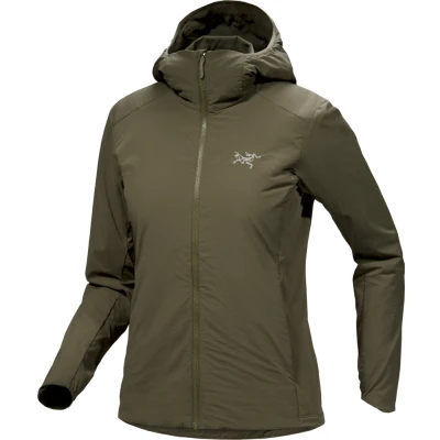 Afbeelding van Arc&#039;teryx Atom Hoodie Outdoor Jack Dames Tatsu M Groen