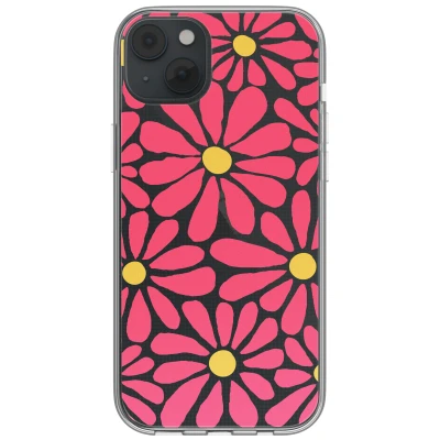 Afbeelding van imoshion hoesje Geschikt voor iPhone 14 Design Dusty Rose Flowers Connect