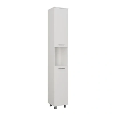 Afbeelding van Vicco IliasHoge kast 30.2 x 190 cm met 2 deuren Wit