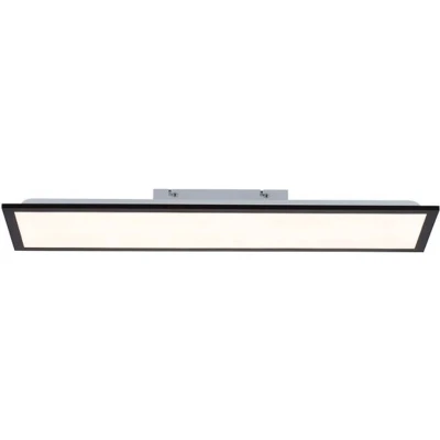 Afbeelding van Paul Neuhaus plafondlamp Flat 1 lichts 79.5 x6.1 cm zwart
