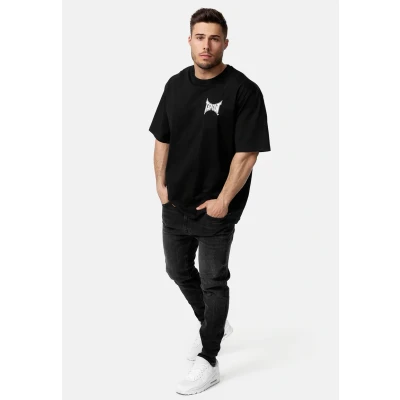 Afbeelding van Tapout Creekside Tshirt print, Heren, Maat: Large, Black white
