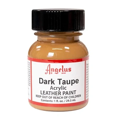 Afbeelding van Angelus leerverf Donker Taupe 29,5ml