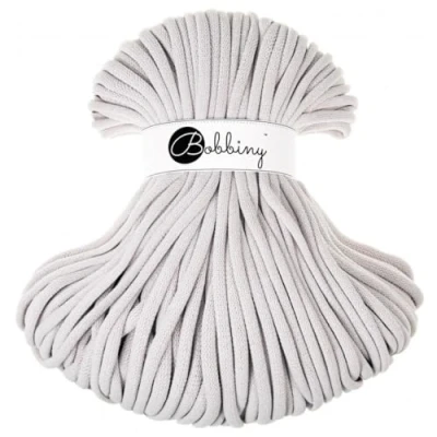 Afbeelding van Bobbiny Jumbo braided cord 9 mm Moonlight