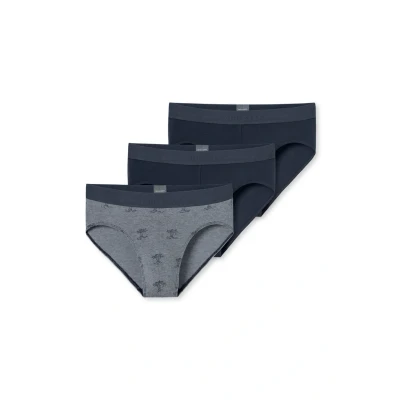 Afbeelding van Schiesser 3 PACK Slip, Heren, Maat: Large, Dunkelblau