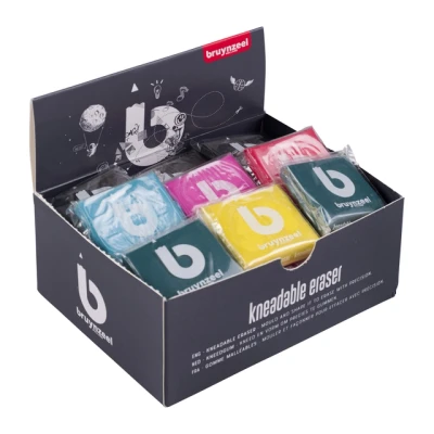 Afbeelding van Kneedgum Bruynzeel Teens display à 48 stuks assorti