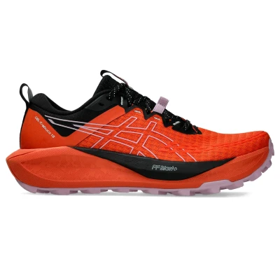 Afbeelding van Asics Geltrabuco 13 Trail hardloopschoenen, Dames, Maat: 42, Nova orange/light ube Textiel/ synthetisch