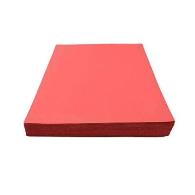 Afbeelding van House of &amp; Papier A4 220 gsm gekleurde kaart rood (100 stuks vellen)