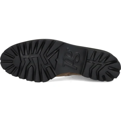 Afbeelding van Paul Green 9763 Enkellaarsjes Enkelboots met rits Dames Taupe Maat 42,5