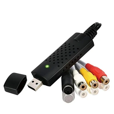 Afbeelding van Rybozen USB 2.0 Audio Video Grabber Converter VHS Digitaliseer en bewerk video&#039;s van elke analoge bron, inclusief VCR DVD Recorder voor Windows11/10/8/7/Mac