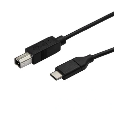 Afbeelding van StarTech.com USB2CB3M 3m USB C B Zwart kabel