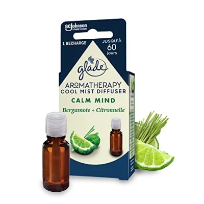 Afbeelding van 8x Glade Geurversprijder Aromatherapy Cool Mist Navul Calm Mind 17,4 ml