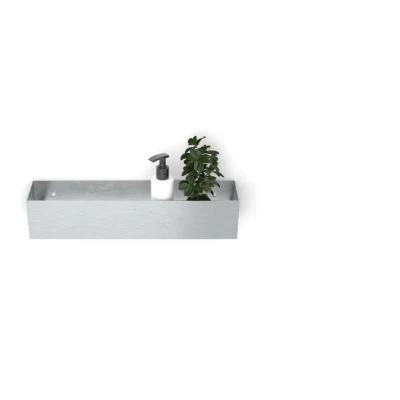 Afbeelding van LoooX Special box rechthoek 30x10x10cm Geborsteld RVS