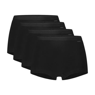 Afbeelding van Ten Cate Basics Organic Cotton Stretch Short 4 pack Zwart L