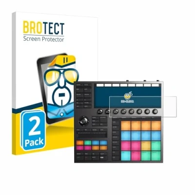 Afbeelding van BROTECT Screenprotector voor Native Instruments Maschine + Folie Beschermfolie transparant (2 Stuks)