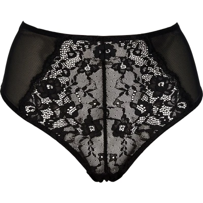 Afbeelding van After Eden D cup &amp; up high waist string Nature Friendly zwart
