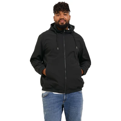 Afbeelding van JACK &amp; JONES Plus Size softshell jas zwart