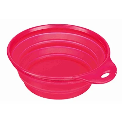 Afbeelding van Trixie Voerbak / Drinkbak Reis Stevige Rand Siliconen Assorti 500 ML 14 CM (395823)